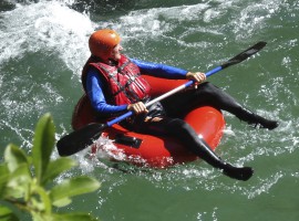 Tubing auf der Lammer in Abtenau, Österreich