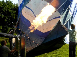 Ballonfahren in Kamp-Lintfort - Flugplatz, Raum Moers in NRW