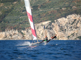 Skippertour auf einem Katamaran in Castelletto (VR) am Gardasee