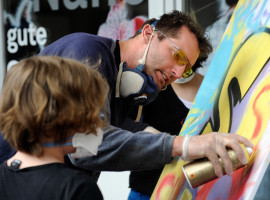 Graffiti Workshop in Dortmund-Hafen