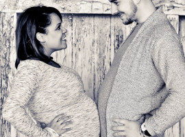 Babybauch Fotoshooting in Leipzig-Wahren