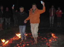 Feuerlaufen in Essing im Altmühltal