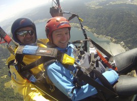 Gleitschirm-Tandemflug ”Actionflug” in Bodensdorf, Kärnten