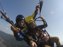 Gleitschirm-Tandemflug ”Panoramaflug” in Bodensdorf, Kärnten