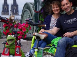 Rikscha-Picknicktour für Zwei in Köln