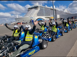 150 Min. Kart fahren ”Panoramatour mit Köhlbrandbrücke” in Seevetal