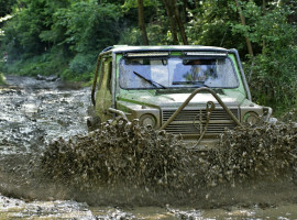60 Min. Mercedes-Benz G Trophy-Fahrzeug offroad selber fahren in Voitsberg (Österreich)