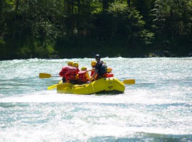 Schlauchboot-Tour